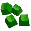 WASD PBT Green Keycap